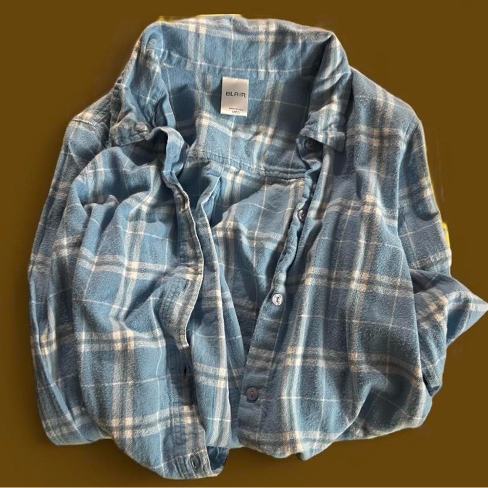 Blair Soft Blue Checkered Shirt #171
